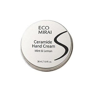 Eco Mirai, Крем для рук с церамидами «Лимон и мята»