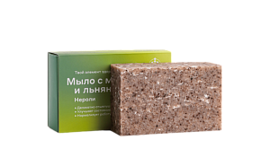Магеря Косметик, Мыло с магнием и льняной мукой